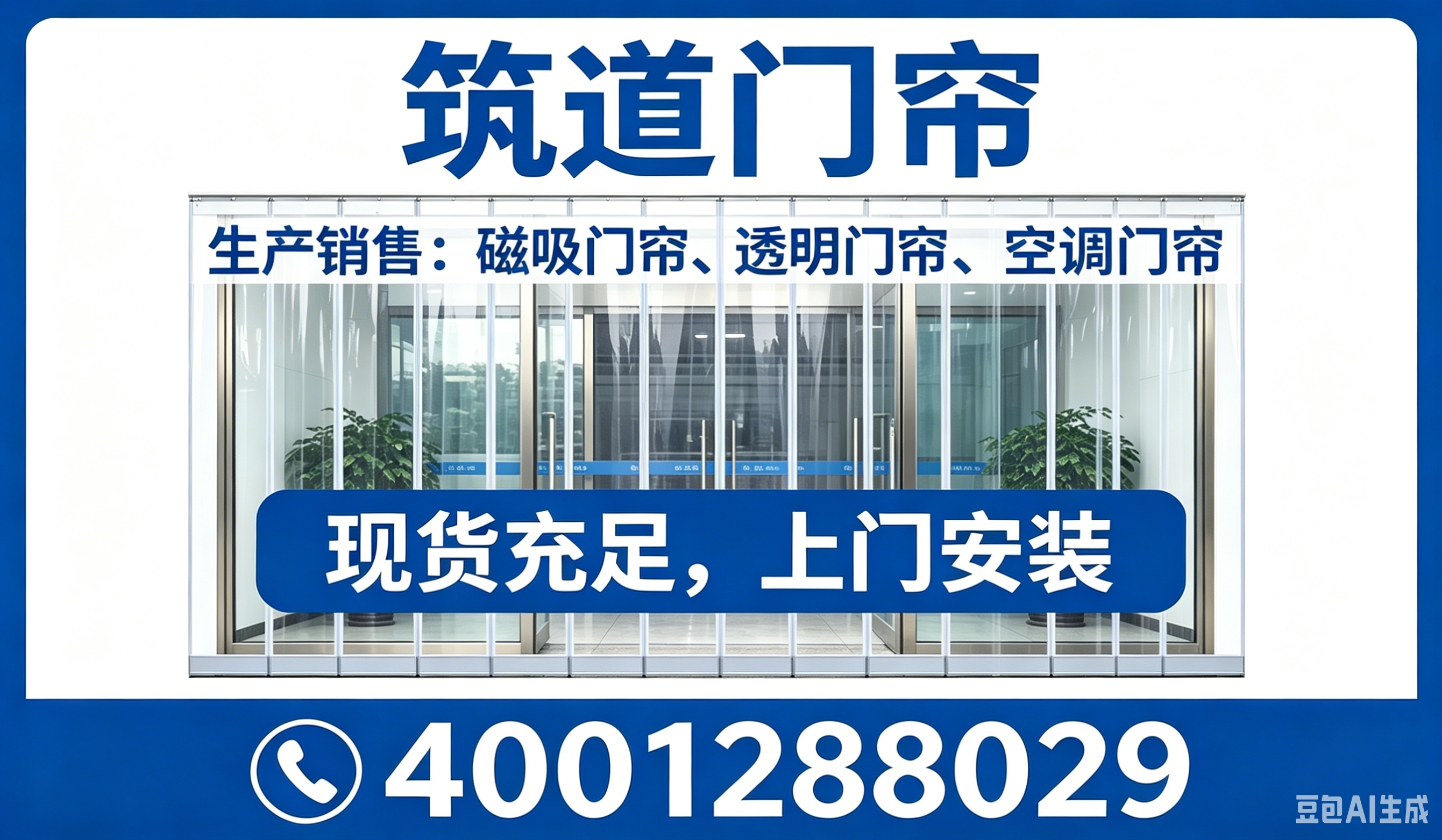 筑道磁吸门帘·西安站