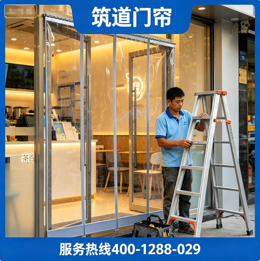 商铺pvc冷气门帘